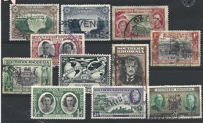 Southern Rhodesia - Set of stamps