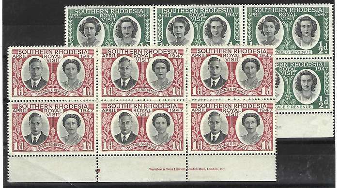 Southern Rhodesia Sacc 64 - 65- Set of stamps