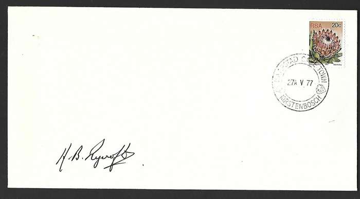 RSA FDC Capetown Kirstenbosch Gardens -Variety - Signed