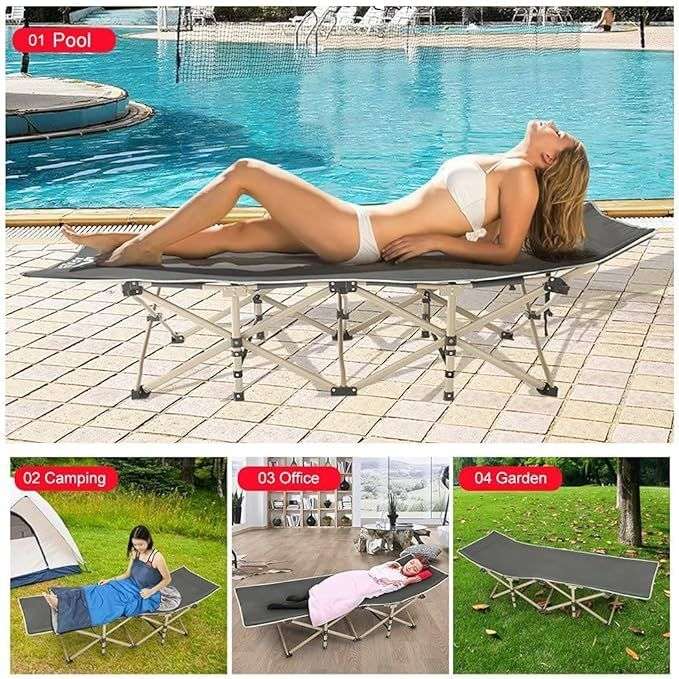CampMaster Foldable Bed for Adults