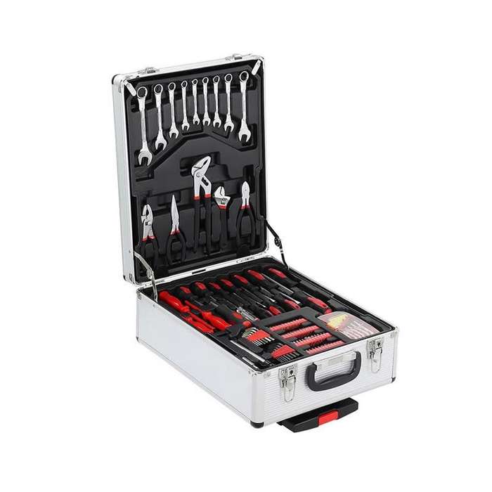Ultimate 186-Piece Household Tool Kit in Durable Trolley Case