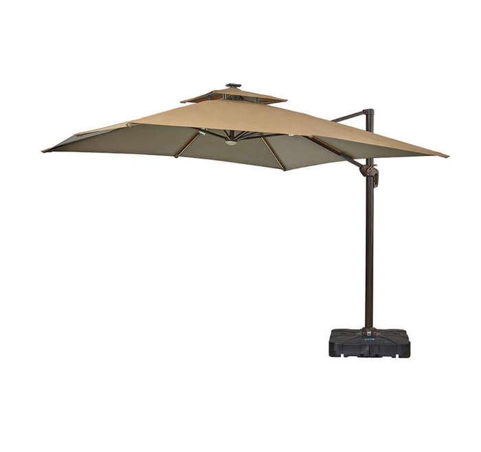 Dual Wind Vent Cantilever Patio Umbrella