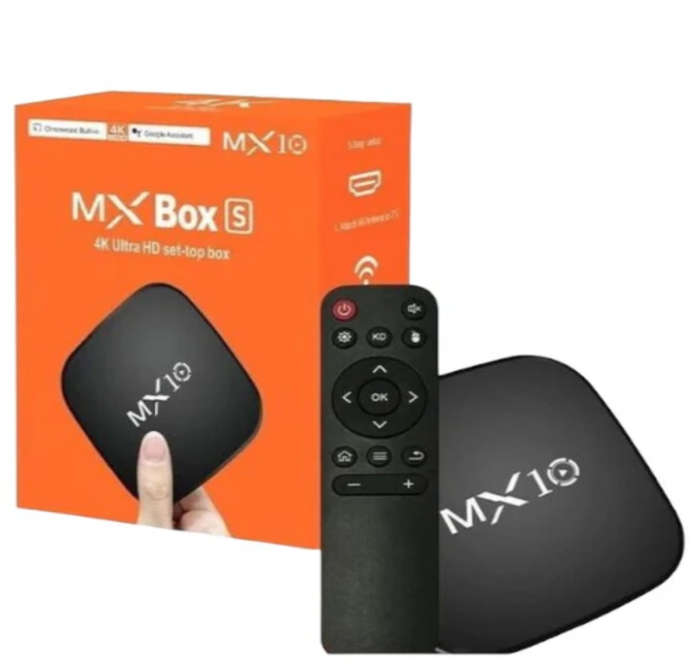 MX Box S 4K Android TV Smart Wireless Global WiFi Streaming Media Player
