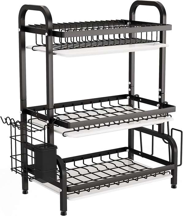 Multipurpose 3 Layer Elegant Dish Rack