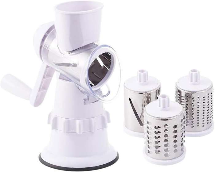 3 in 1 Interchangeable Drum Manual Machine Vegetable Slicer