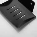 Black Wall-Mounted Soap Holder
