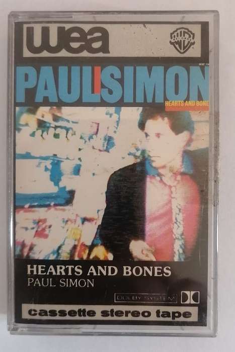 Hearts and Bones Paul Simon Cassette