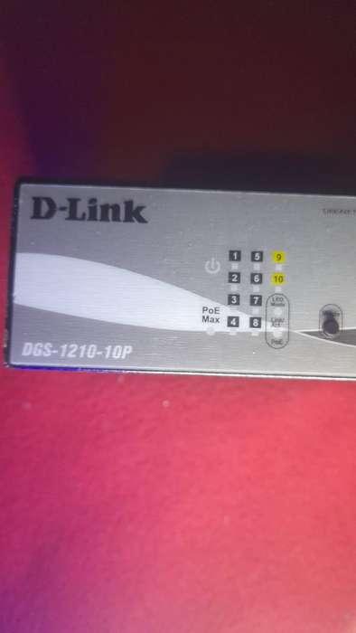 D-Link 8 port Managed PoE Switch