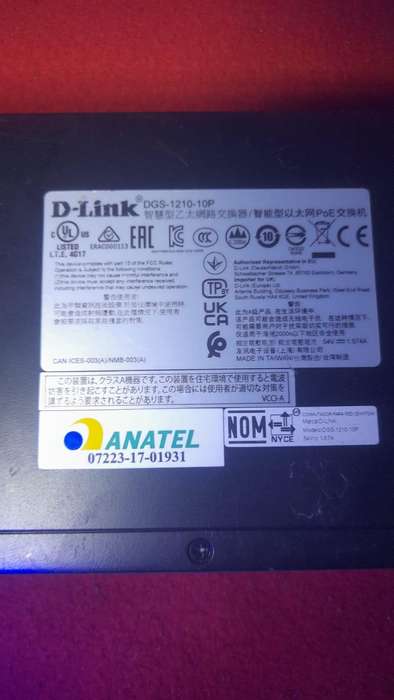 D-Link 8 port Managed PoE Switch