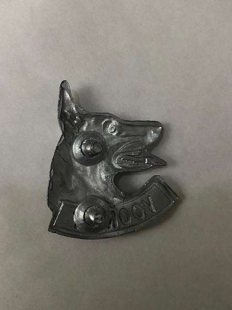 SA Army Dog Unit Beret Badge.