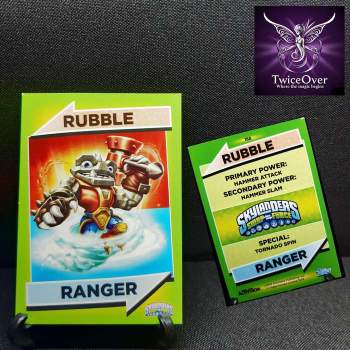 SSF - Skylander Trading Card - 188 - Rubble Ranger