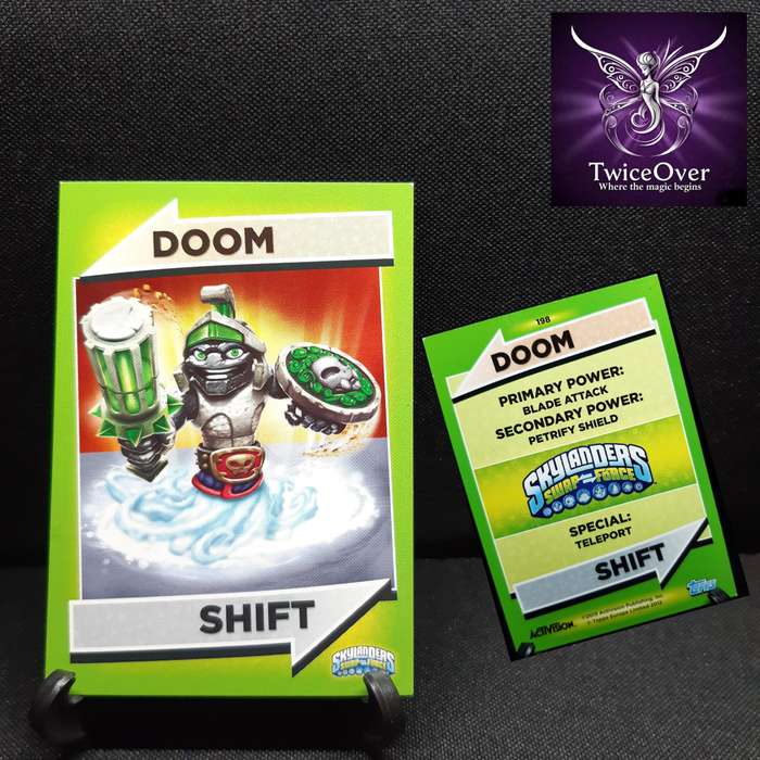 SSF - Skylanders Trading Card - 198 - Doom Shift