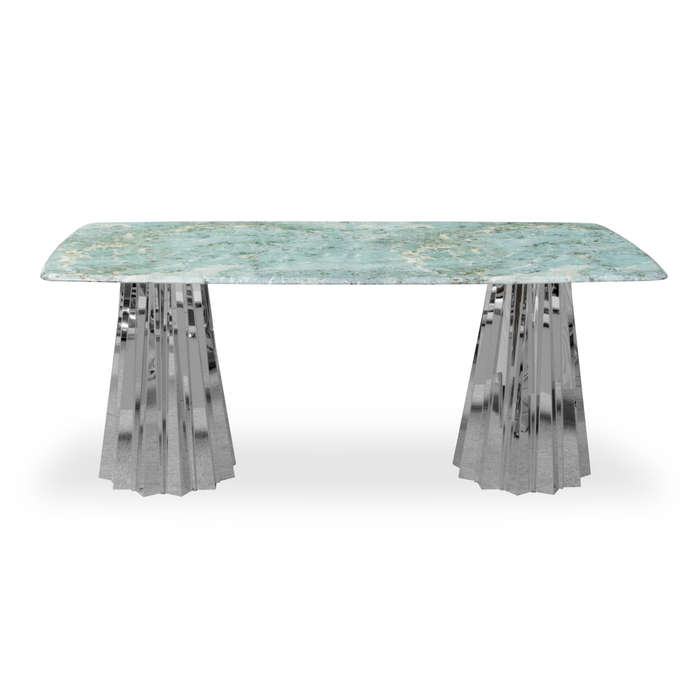 GOF Furniture  Seraphina Marble Dining Table