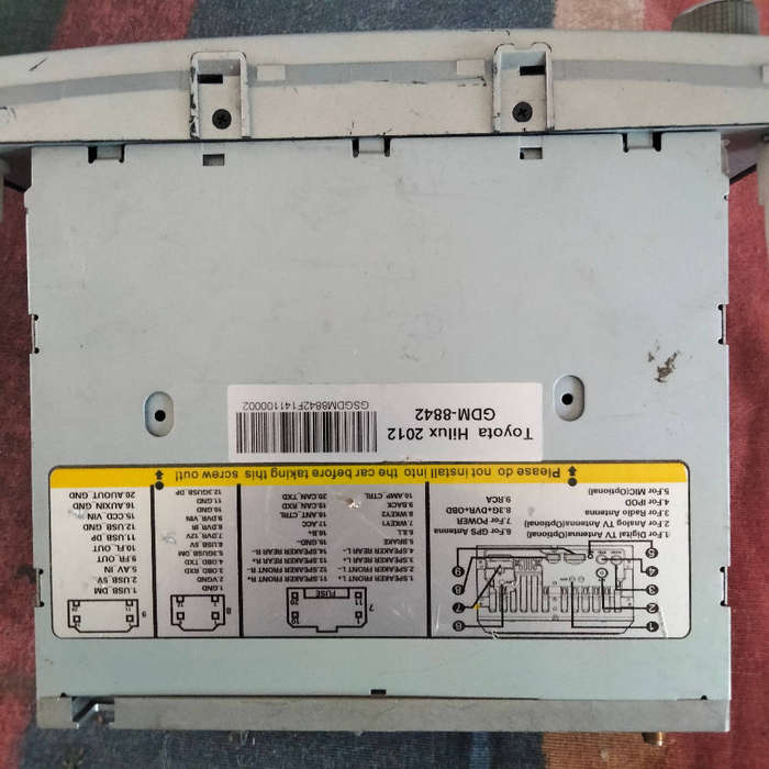 Toyota Hilux car radio