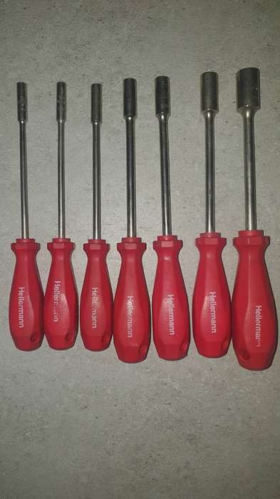Hellermann Tyton : Nut Driver Socket Wrench Set 7 Piece