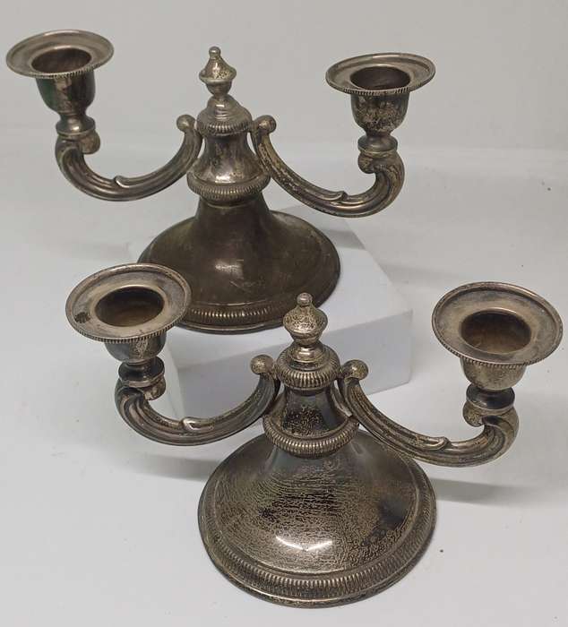Two Candle holders no markings