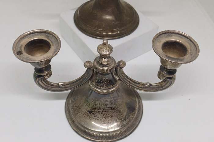 Two Candle holders no markings
