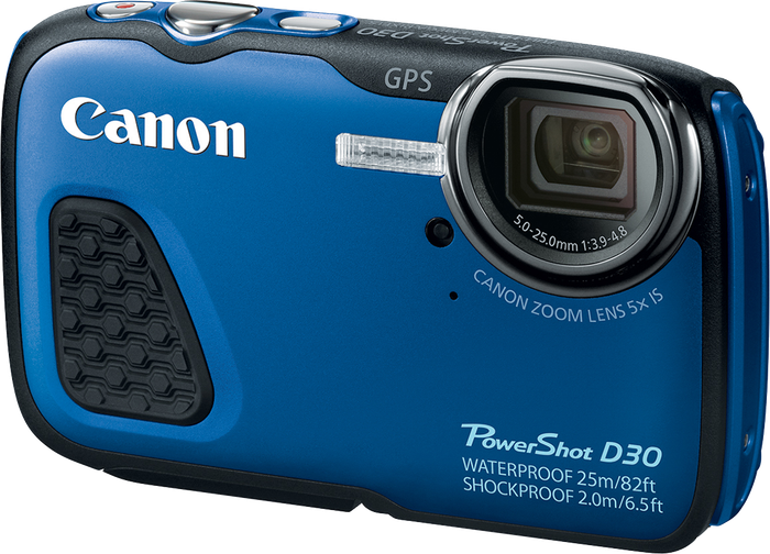 Canon Powershot D30 Compact Digital Camera with Rugged Housing (12.1MP)(Blue)