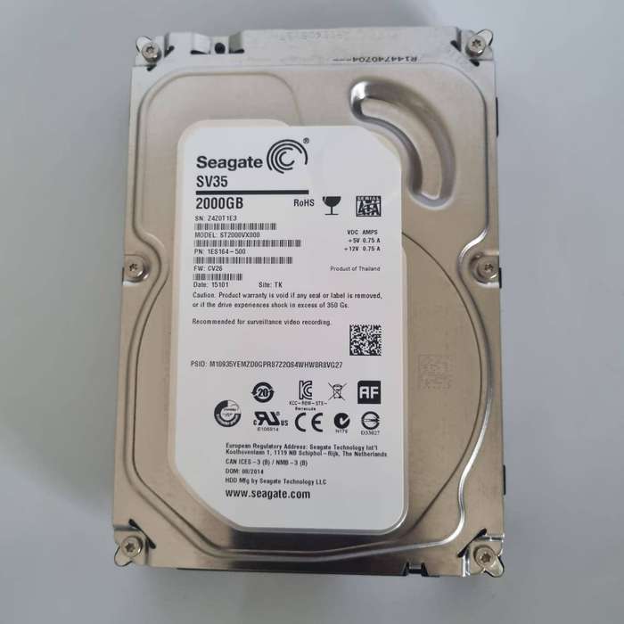 Seagate 2TB  SV35 HDD 3.5 SATA Internal Hard Drive