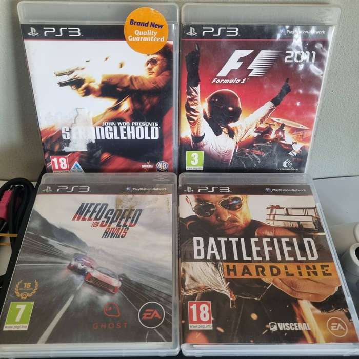 Playstation 3 Slim 320GB Console (with 4 games) - PS3
