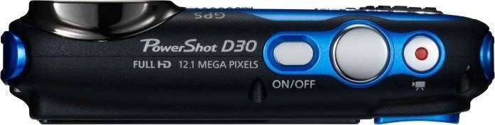 Canon Powershot D30 Compact Digital Camera with Rugged Housing (12.1MP)(Blue)