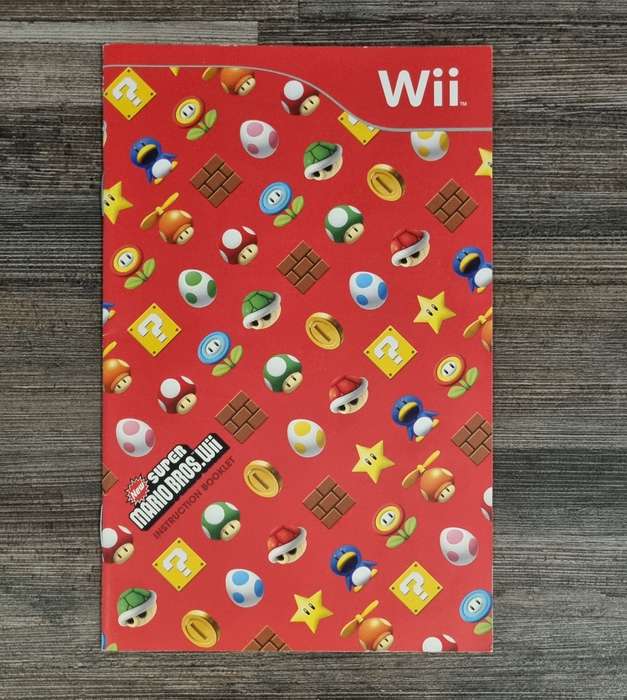 Manual for New Super Mario Bros for Nintendo Wii