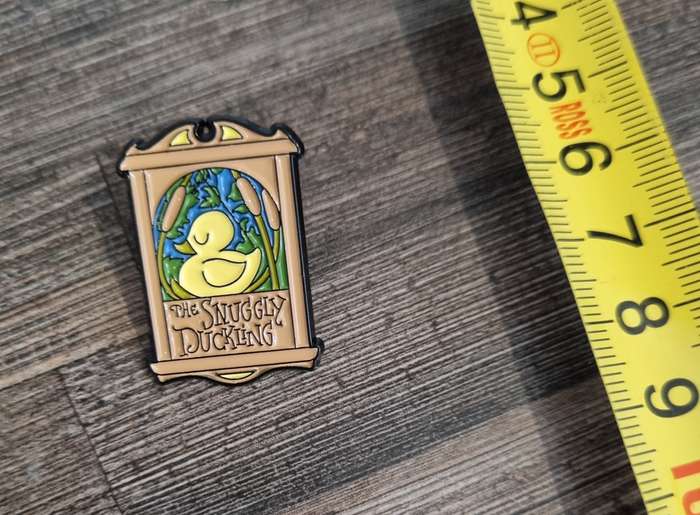 Snuggly Duckling Enamel Pin