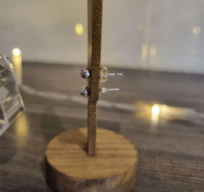 925 Sterling Silver Ball Studs