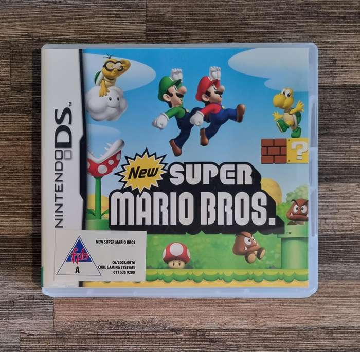 Cover Art + Case for New Super Mario Bros for Nintendo DS