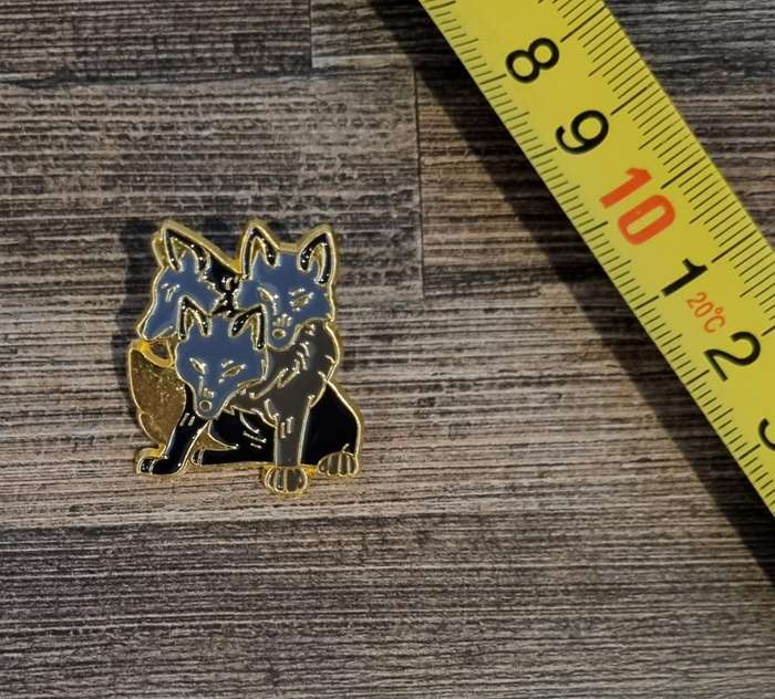 Three Headed Dog Enamel Pin
