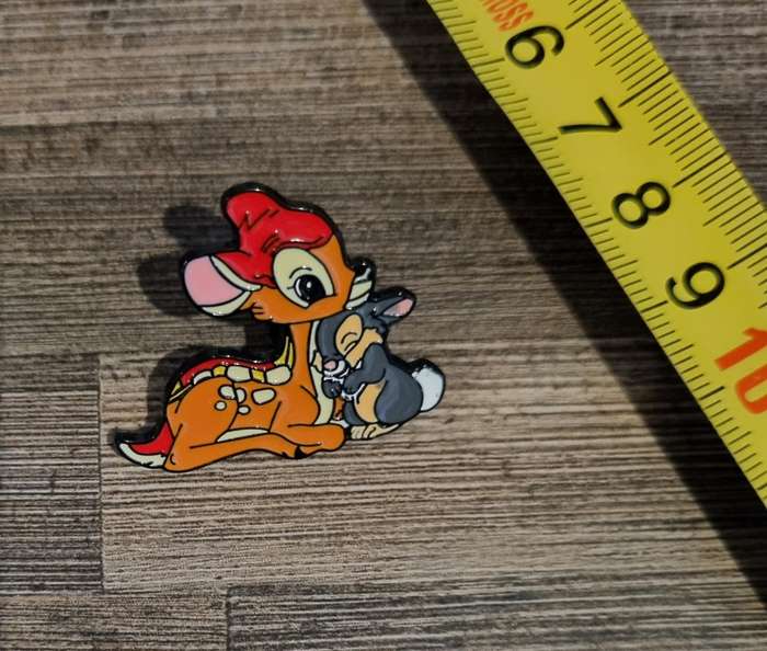 Bambi + Thumper Enamel Pin