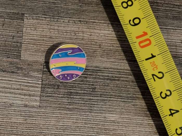 Colourful Planet Enamel Pin