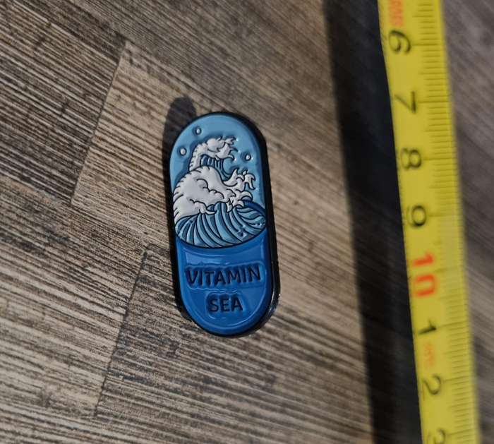 Vitamin Sea Pill Enamel Pin