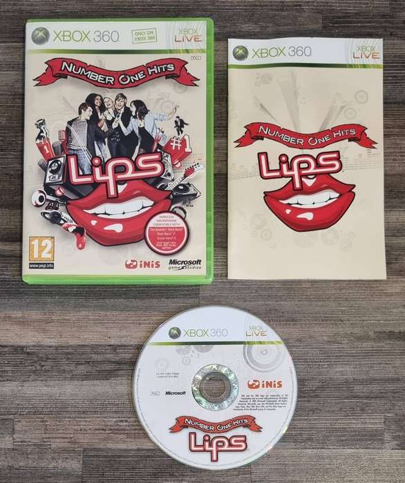 Number One Hits Lips for Xbox 360 - Complete