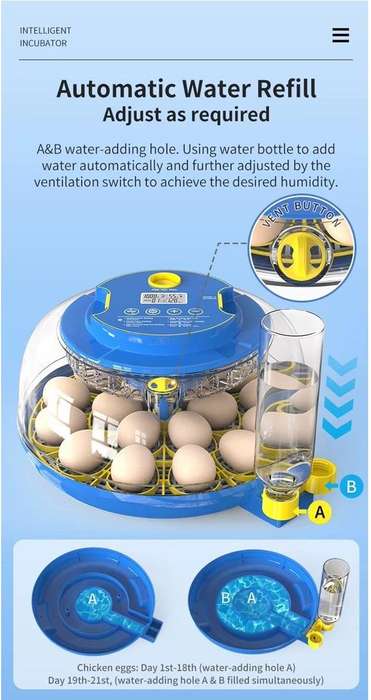 18 Egg incubator
