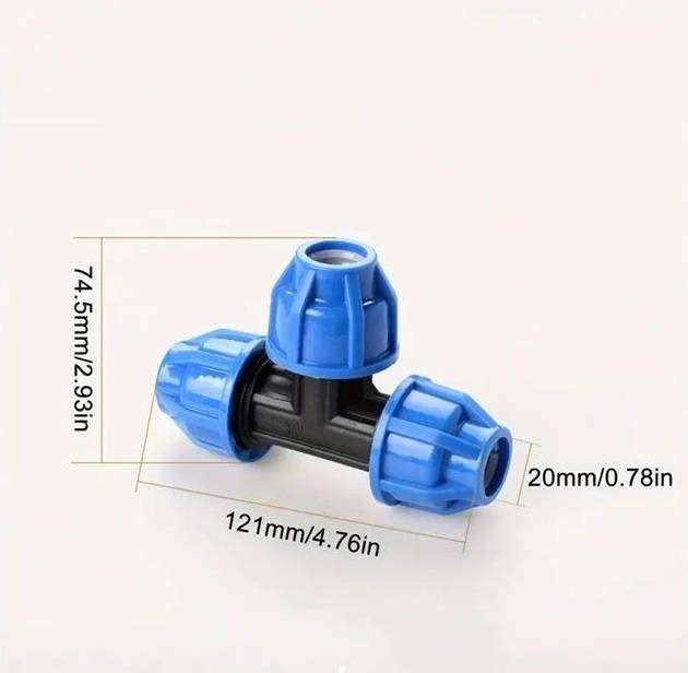 Compression Tee 20mm -Pack of 5