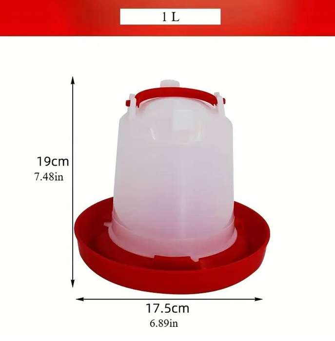 Chicken 1 Litre Drinkers -Pack Of 5