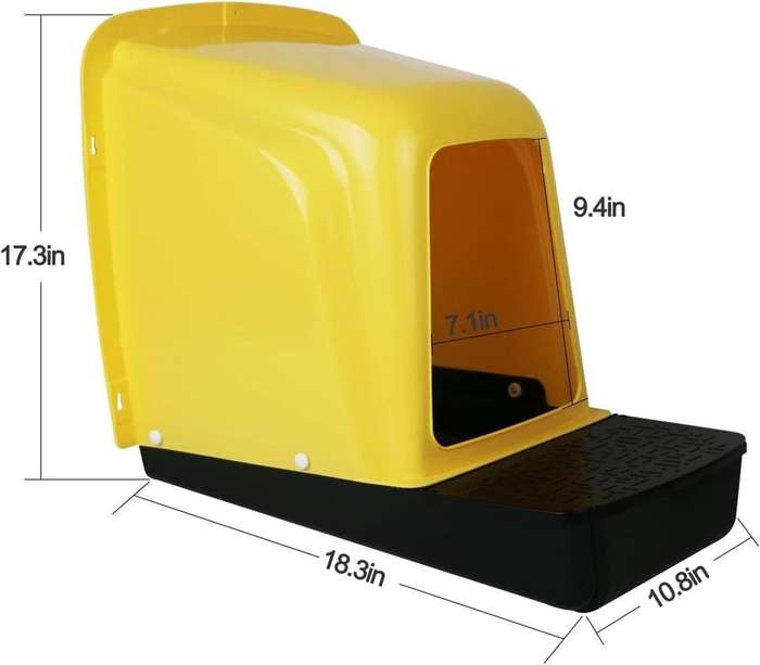 Chicken Nesting Boxes Yellow -Pack of 3
