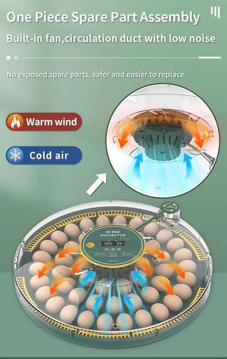 52 Egg Incubator -Dual Power