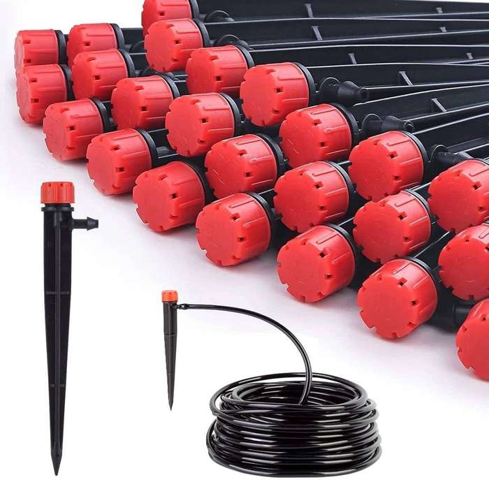 Irrigation Dripper with Pipe-Pack of 10