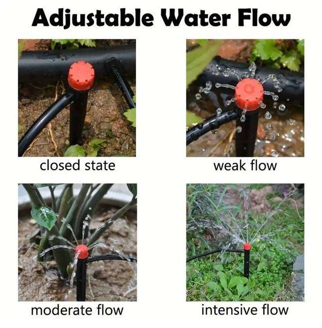 Irrigation Dripper with Pipe-Pack of 10