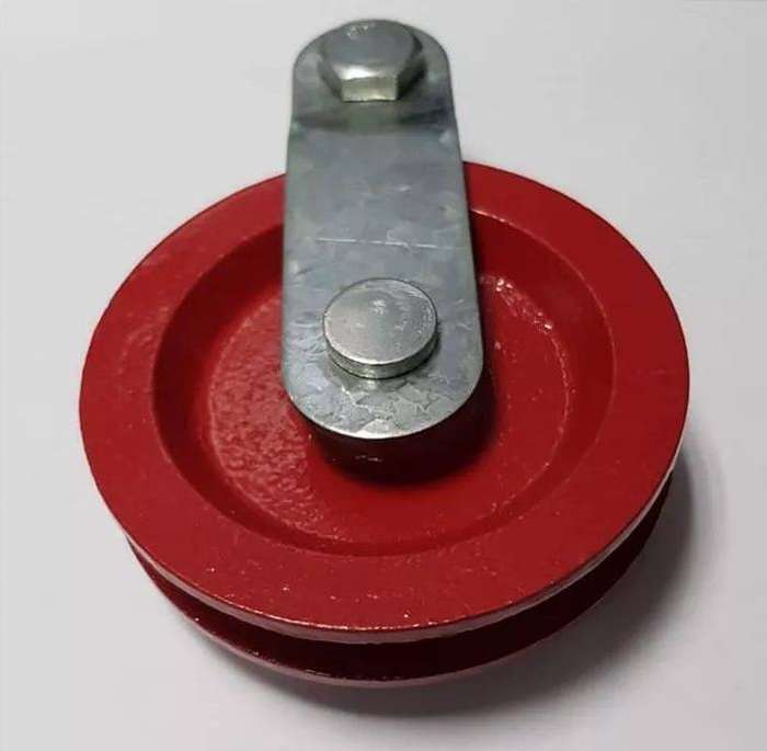 Large Iron Pulley 90mm