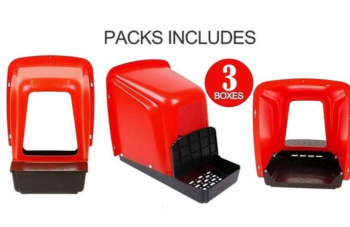 Orange Chicken Nesting Boxes-Pack of 3