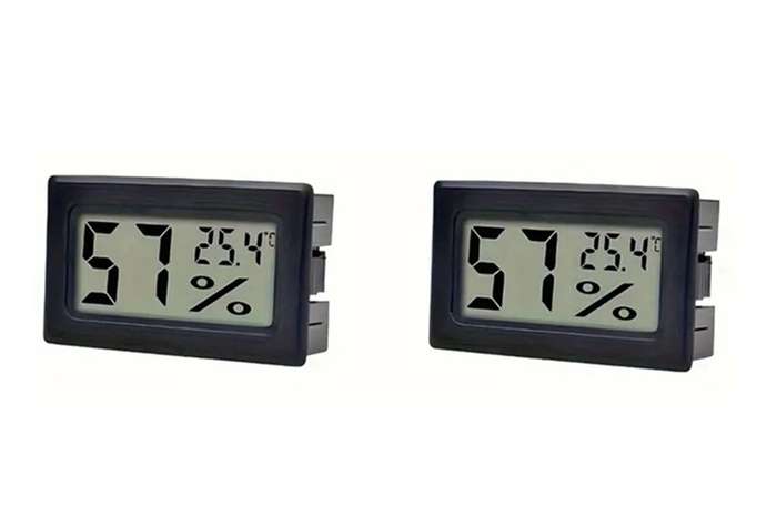 Temperature and Humidity Thermometer-Pack of 2