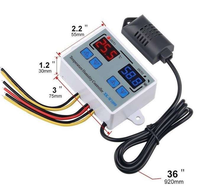 Thermometer and Hygrometer W1099 Controller Unit