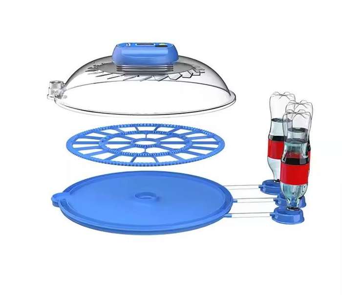 Round Blue 52 Egg Incubator -Dual Power