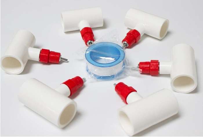 Chicken Waterer Nipples with PVC Tee Fittings-10 Pieces