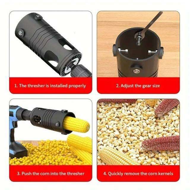 Corn Drill Striper Attachment with Glove