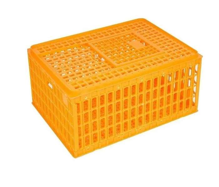 Yellow Crate-Chicken Transport Crate -Large
