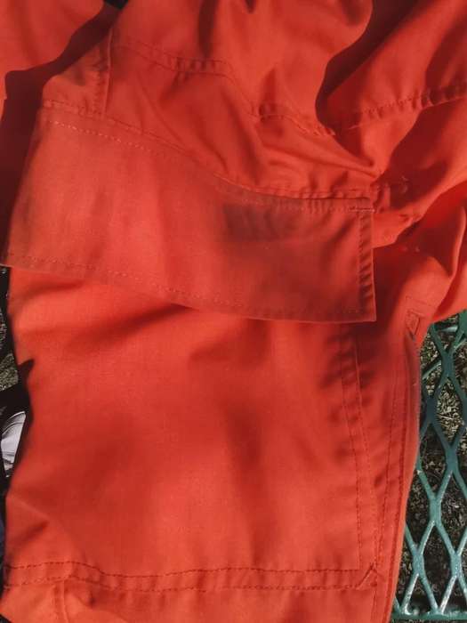 GENUINE ORANGE SOUTH AFRICAN AIR FORCE FLIGHT SUIT FROM 1979.